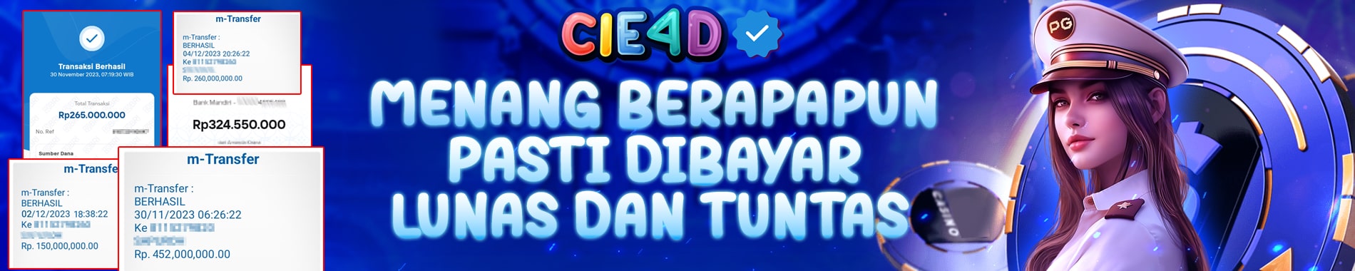 MENANG BERAPAPUN DI BAYAR LUNAS